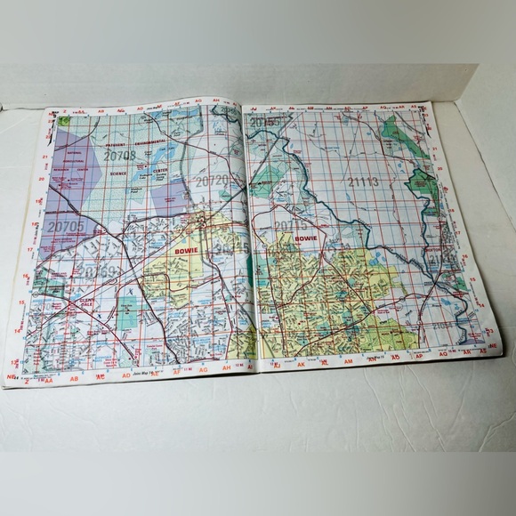 THE ORIGINAL STREET MAP BOOKS (VINTAGE) - WASHINGTON, DC/PRINCE GEORGE’S COUNTY - Picture 13 of 14